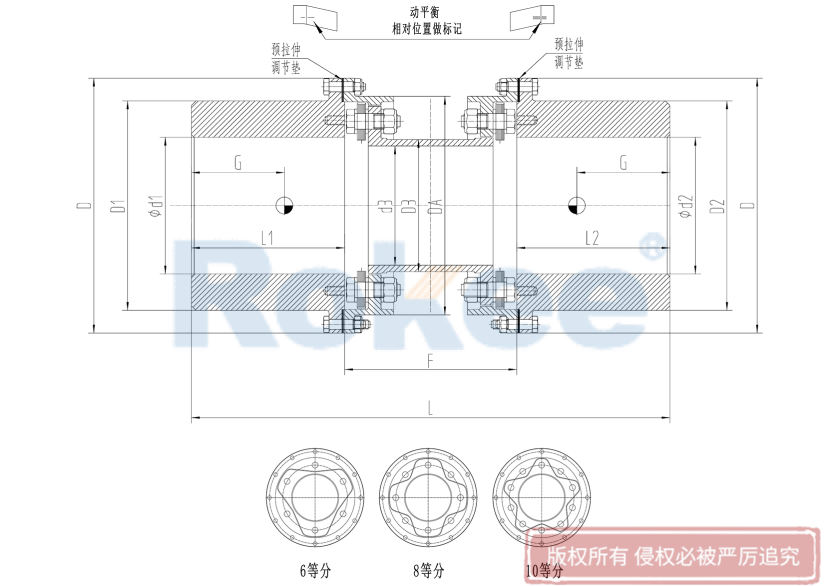 RLQU Diaphragm Coupling