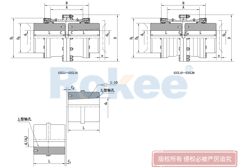 GICL Drum Gear Coupling